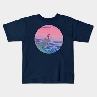 Sunset at Kajikazawa Kids T-Shirt